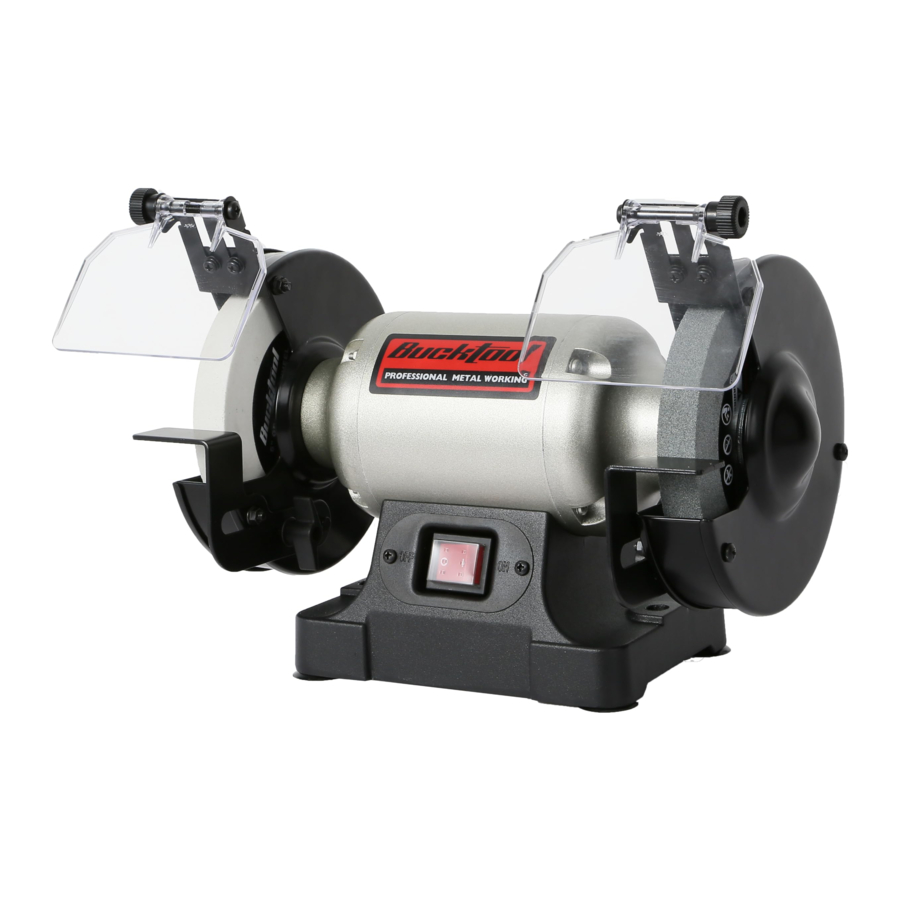 Bucktool TLG-150S - 6 LOW SPEED BENCH GRINDER Manual
