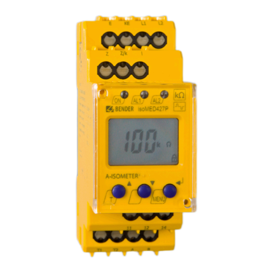 Bender ISOMETER isoMED427 Series Manual