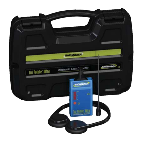 Bacharach Tru Pointe Ultra Operation And Maintenance Manual