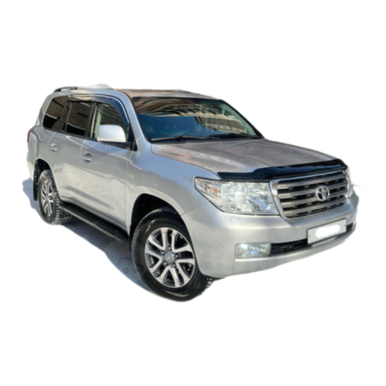 Toyota 2008 Land Cruiser Scheduled Maintenance Manual