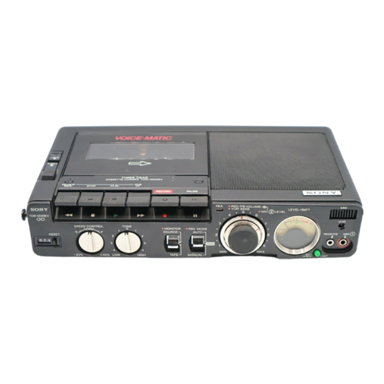 Sony TCM-5000EV Service Manual