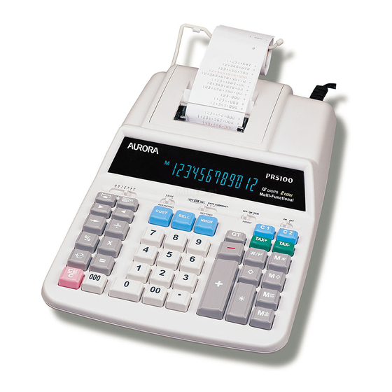Aurora PR5100 Specifications