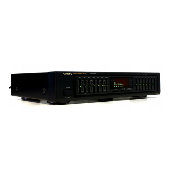 Onkyo EQ-201 Instruction Manual
