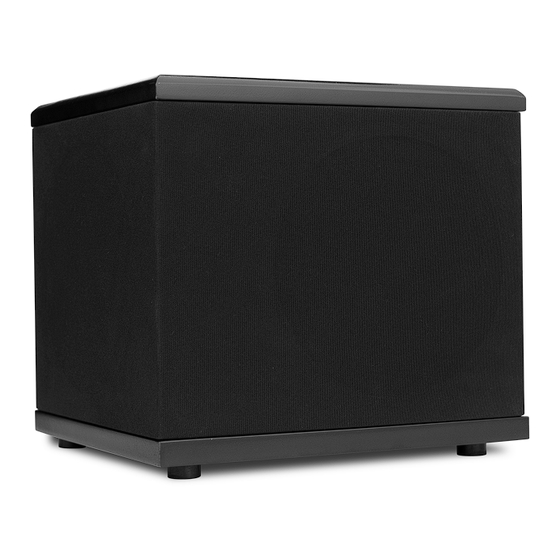 SpeakerCraft BassX Dual 8 Owner's Manual