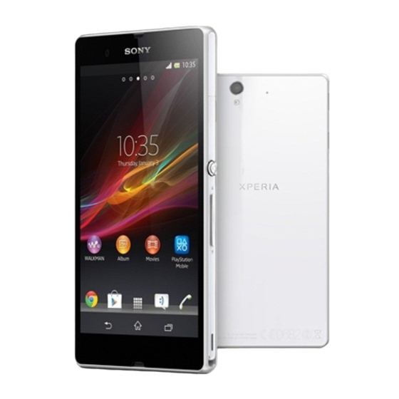 Sony Xperia Z C6603 User Manual
