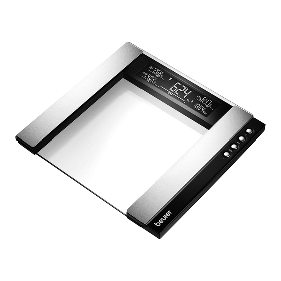 Beurer BG55 Instructions For Use Manual