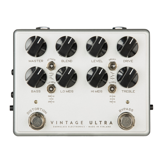 Darkglass vintage ultra User Manual