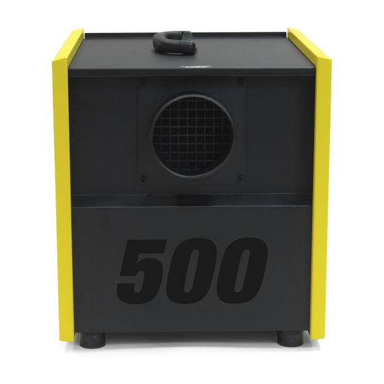 Trotec TTR 400 Desiccant Dehumidifier Manuals