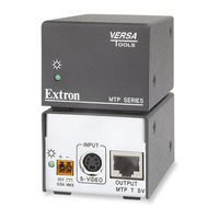 Extron electronics VersaTools MTP T CV Setup Manual
