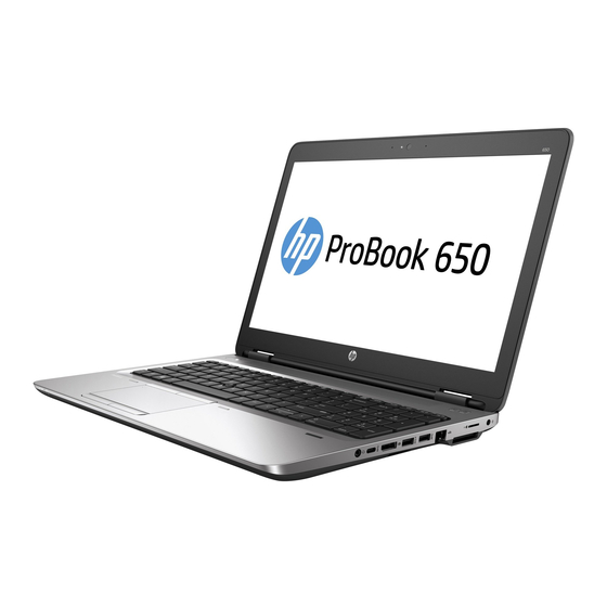 HP EliteBook 650 15.6 inch G9 Manuals
