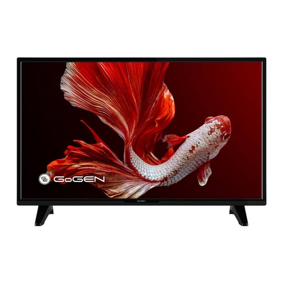 User Manuals: Gogen TVH32P453T LED TV