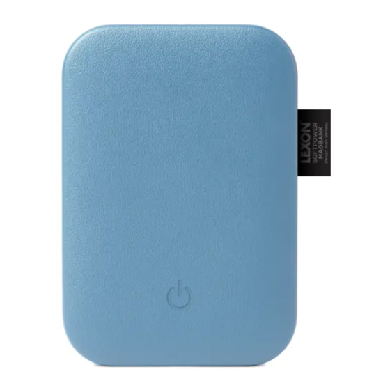Lexon SOFTPOWER MAGBANK User Manual