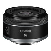 Canon RF 16mm F2.8 STM Instructions Manual