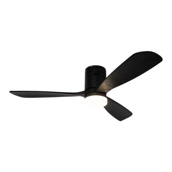 Qazqa Sofia Fan Black Smart Instruction Manual