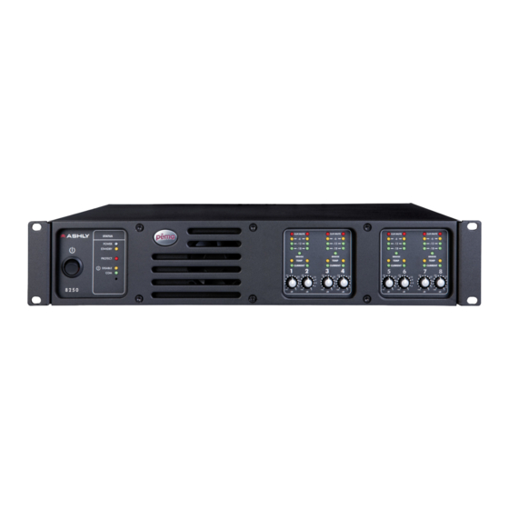 Ashly pema 8250 Operating Manual