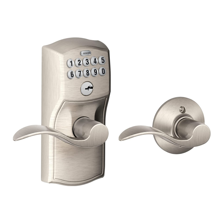 Schlage FE575 Preparation Instructions