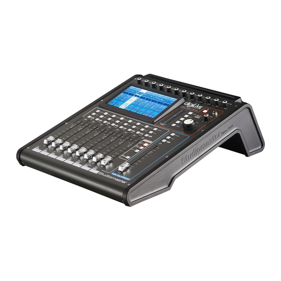Studiomaster digiLiVE Quick Start Manual