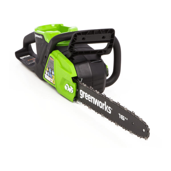 GreenWorks CSE402 Operator's Manual
