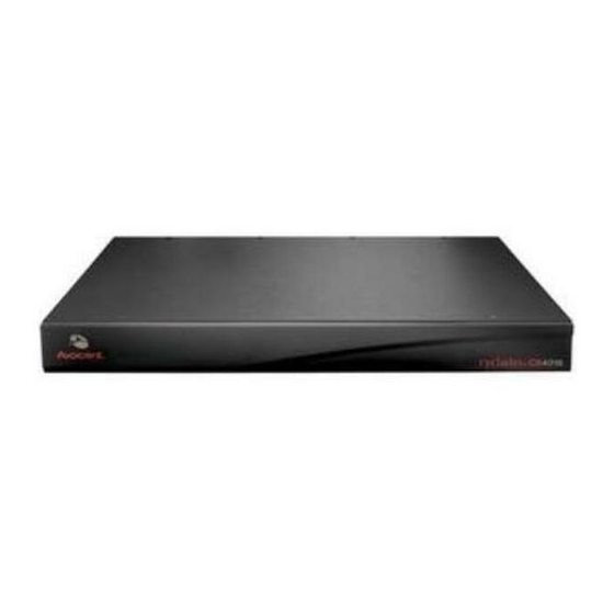 Avocent Cyclades CS Quick Installation Manual