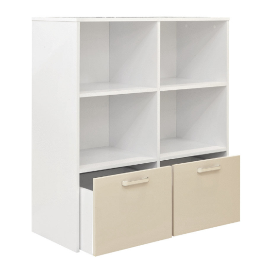 Emmezeta LUNA BOOKCASE Assembling Instructions