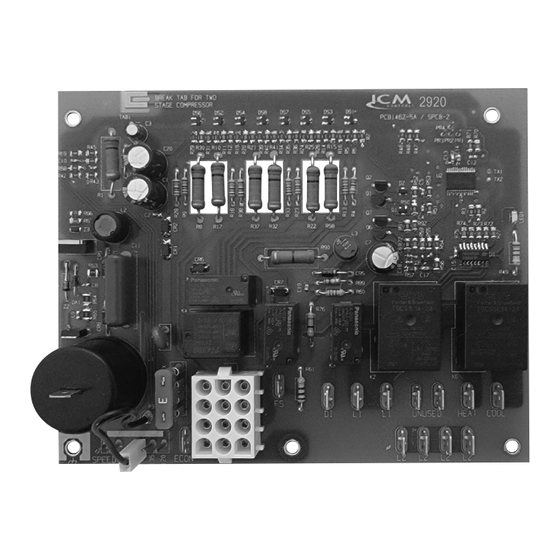 ICM Controls ICM2920 Installation, Operation & Application Manual