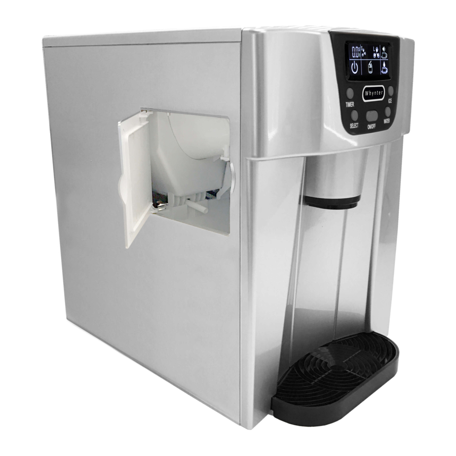 Whynter IDC-221SC - Ice Maker Manual