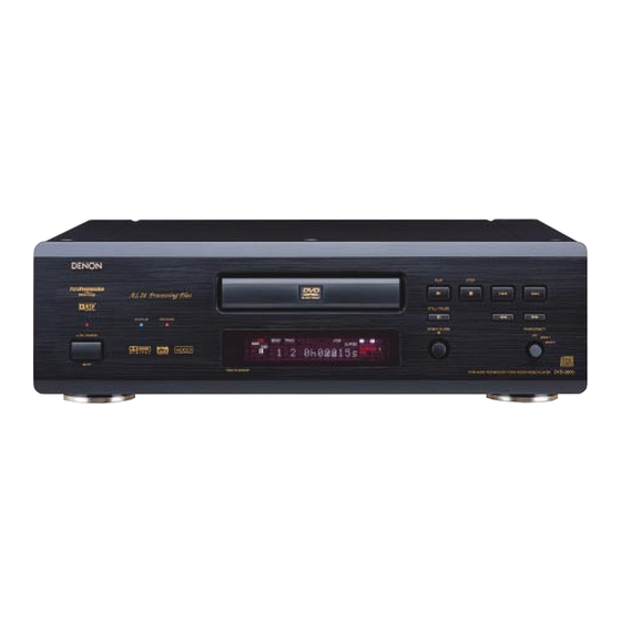 Denon PUREPROGRESSIVE DVD-3800 Specifications