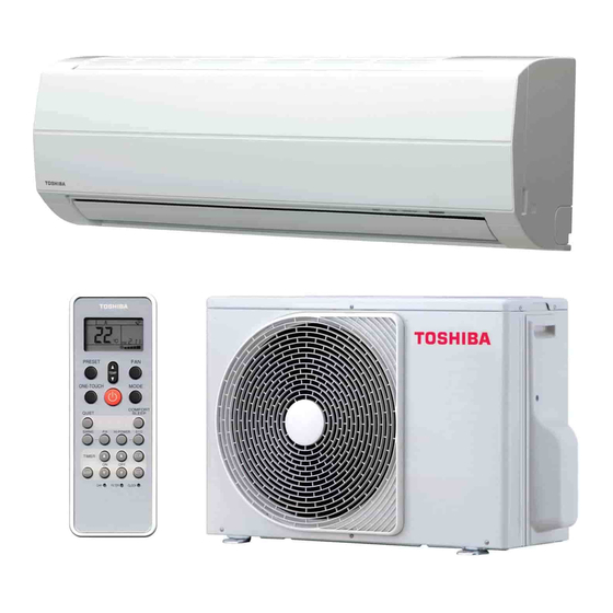 Toshiba RAS-07PKVP-E Installation Manual