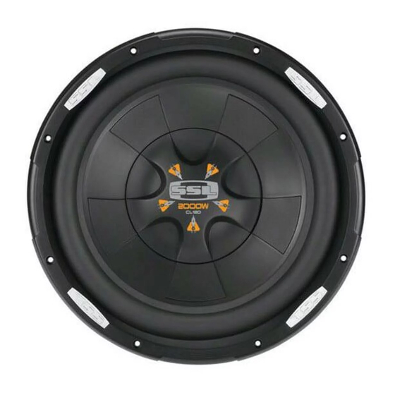 Sound Storm CL12D User Manual