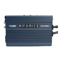 Hifonics TPS-A500.2 Quick Start Installation Manual