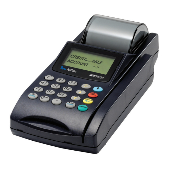 Nurit 8320 Quick Reference Manual