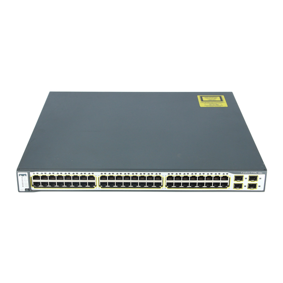 Cisco Catalyst 3750 Series Datasheet