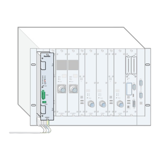 Bosch rexroth VM350 Operating Instructions Manual