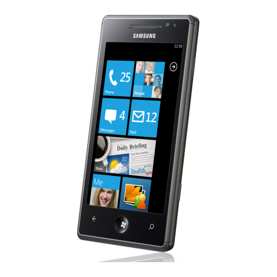 Samsung GT-I8700 User Manual
