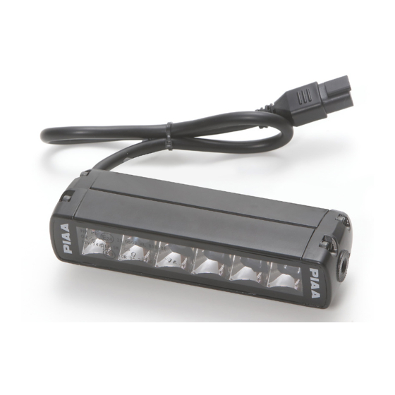 Piaa V-RF Series Installation Instructions Manual