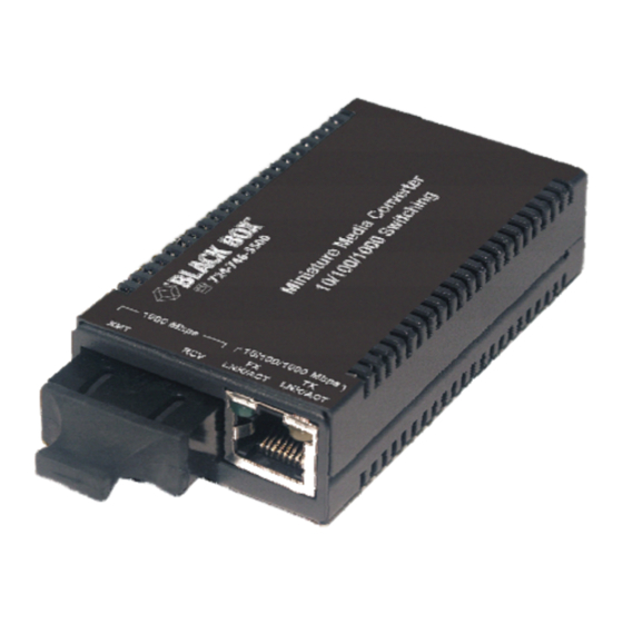 Black Box LGC121A-R3 Manual