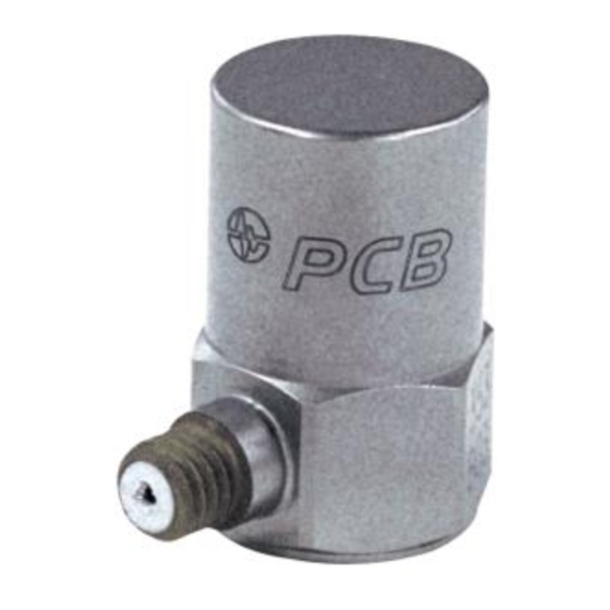 PCB Piezotronics J353B03 Installation And Operating Manual