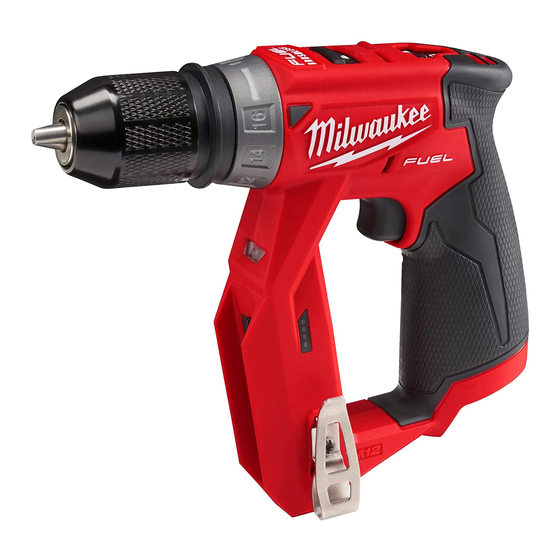 Milwaukee M12 FDDX Instructions Manual