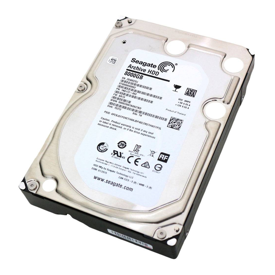 Seagate ST8000AS0002 Product Manual