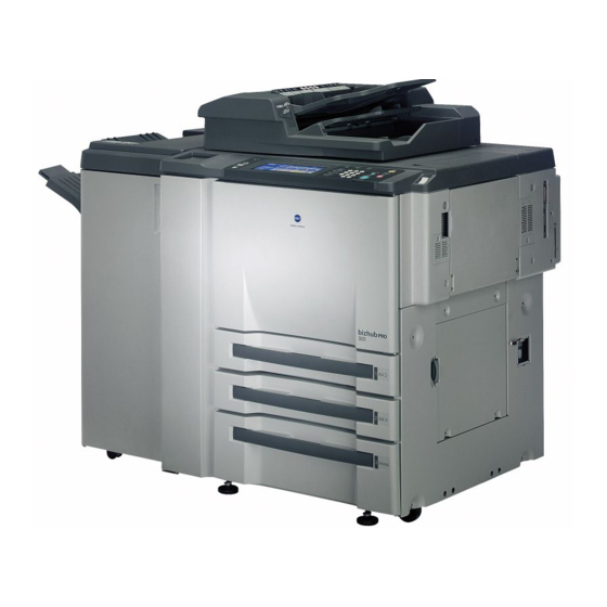 Konica Minolta bizhub PRO 920 Network Scanner Operations