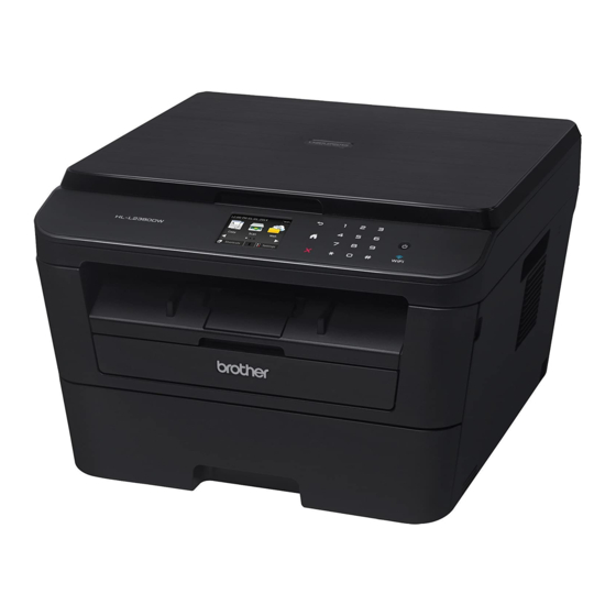 Brother HL-L2380DW Quick Setup Manual