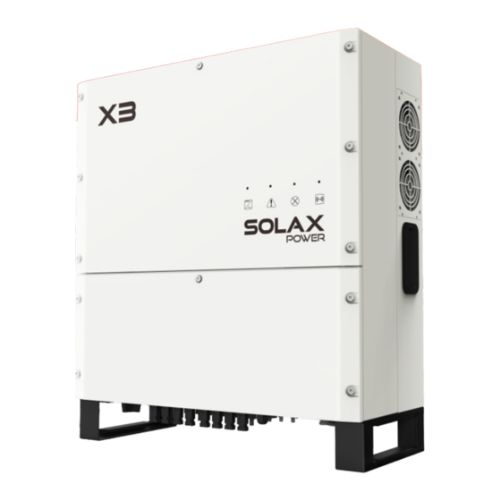 SolaX Power X3-30.0-T-N User Manual