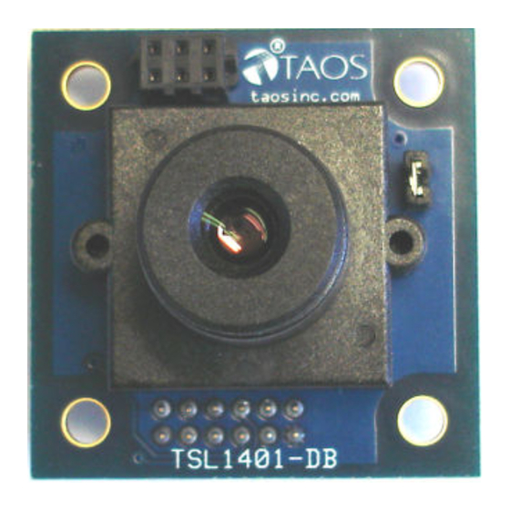 Parallax TSL1401-DB Instructions Manual