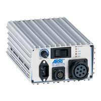 ARRI EB 400/575 D Operating Instructions Manual