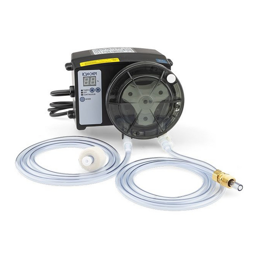 User Manuals: Rola-Chem RC301 Peristaltic Pump