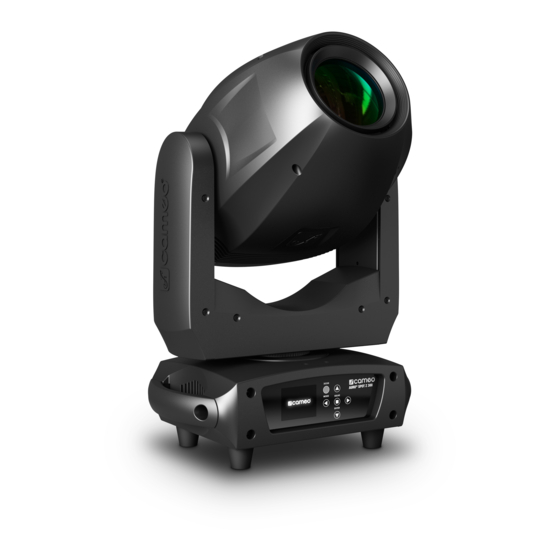 Cameo AURO SPOT Z 300 Moving Head Light Manuals