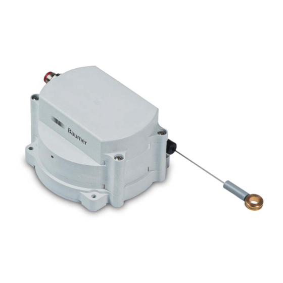 Baumer GCA5 - CANopen Assembly Instruction And Safety Information