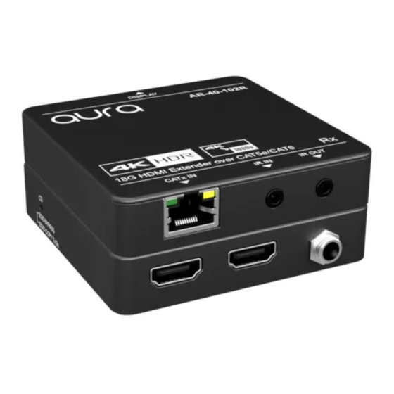 Aura AR-40-102 Quick Operation Manual