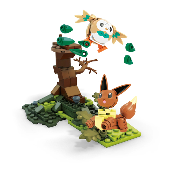 Mega Construx Pokemon Rowlet vs. Eevee Manual