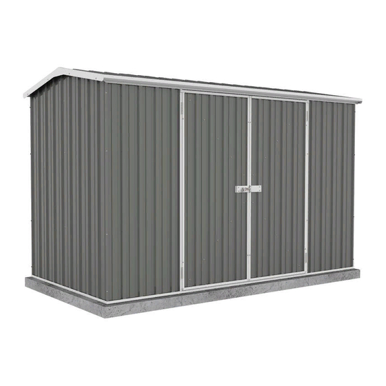 ABSCO SHEDS 30152GK-PTX Manuals